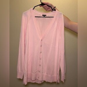 TALBOTS SWEATER KNIT BUTTON UP CARDIGAN